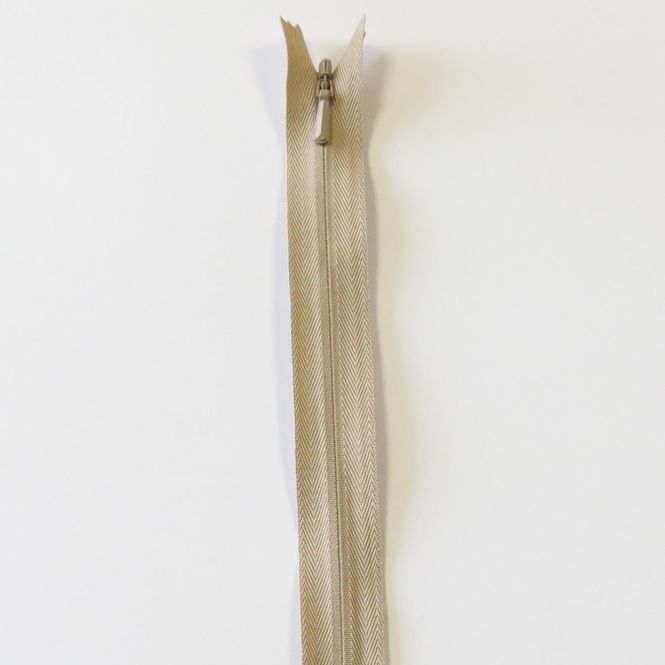 Hovedbilde Usynlig glidelås spiral ikke delbar beige 20 cm