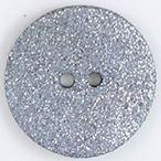 Hovedbilde Perlemorsknapp 2 hulls med glitter grå 22 mm