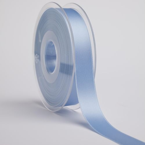 Satin silkebånd 6 mm 0037 lys blå