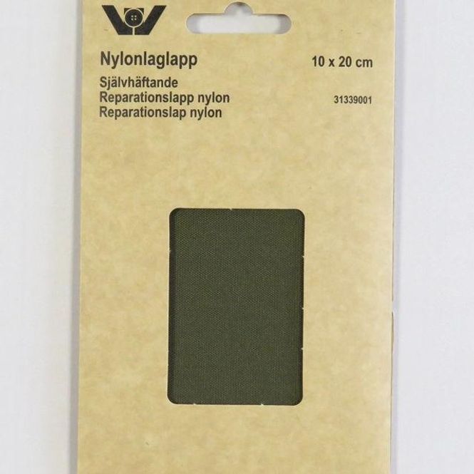 Hovedbilde Selvklebende reparasjonslapp 10x20 cm army grønn ...