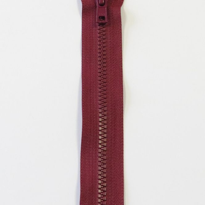Hovedbilde YKK Glidelås 6 mm VISLON delbar plast vinrød 80 ...